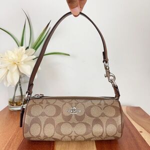 NWT‎ Coach Nolita Barrel Bag In Signature Canvas